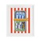 Stupell Industries Sardines with Antique Ship Framed Print Under Glass, design by Arrolynn Weiderhold